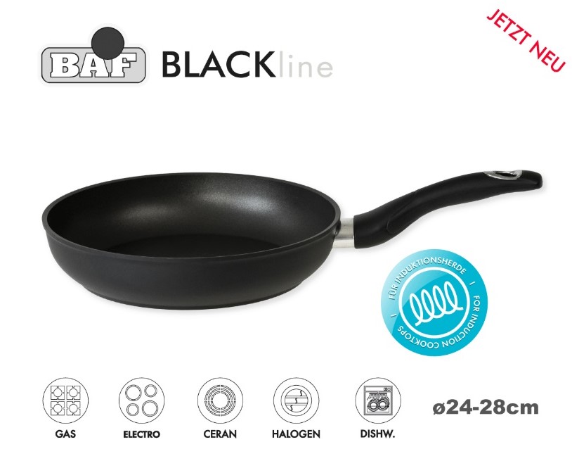Titanová pánev Baf Black line 24 cm Indukce hluboka